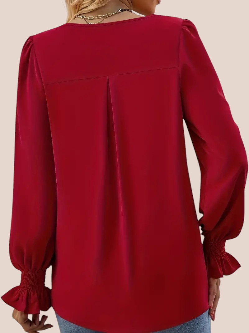 Mira | Blouse Élégante avec Décolleté en V