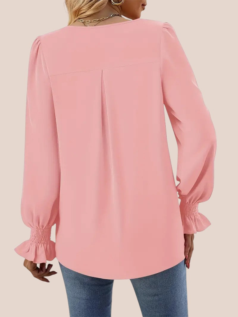 Mira | Blouse Élégante avec Décolleté en V