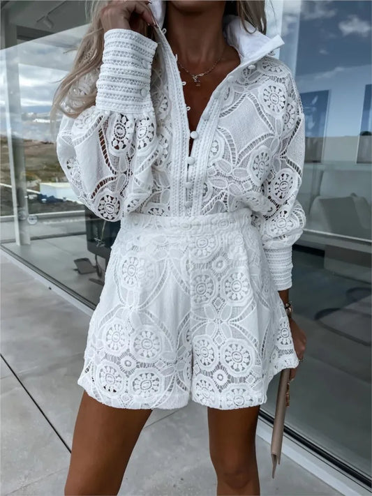 Elvira - set estivo in pizzo