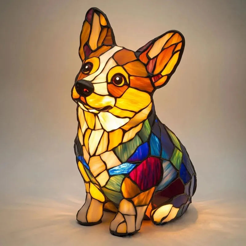 Lampe Corgi Glow – Lampe LED d'extérieur décorative