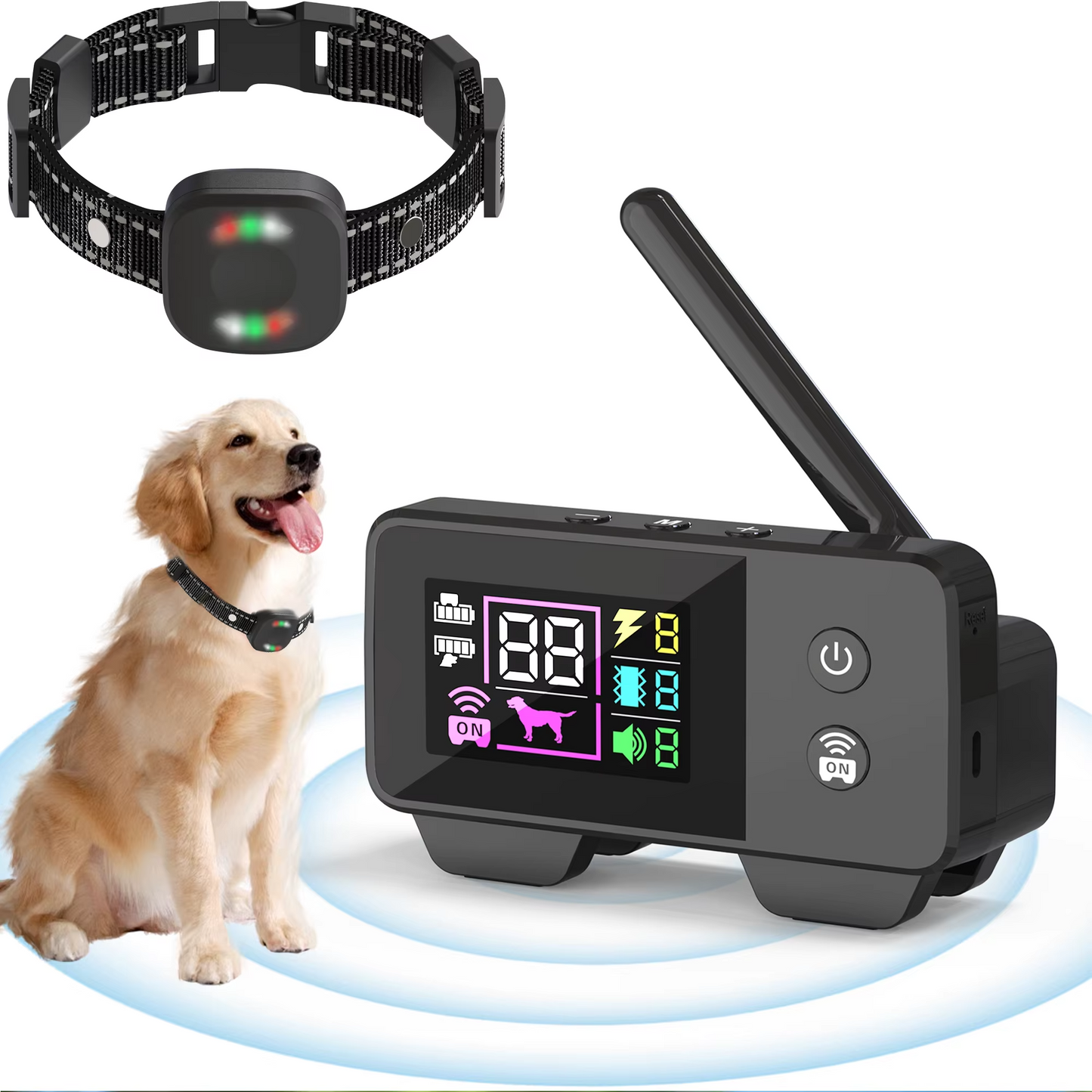 nordivo – Système de clôture sans fil pour chiens avec collier rechargeable