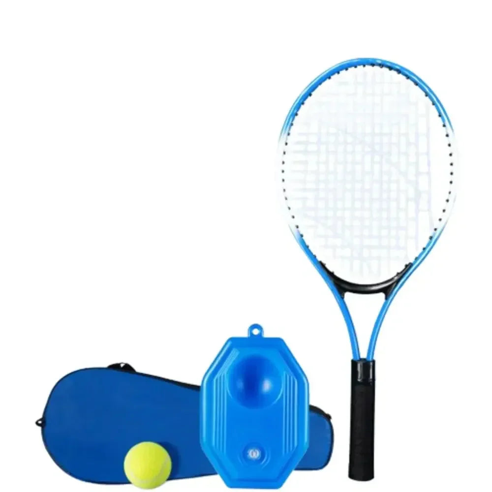 Set de tennis pour enfants avec entraîneur de rebond
