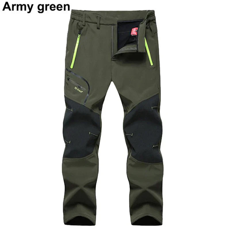 Pantalons outdoor pour homme softshell imperméables