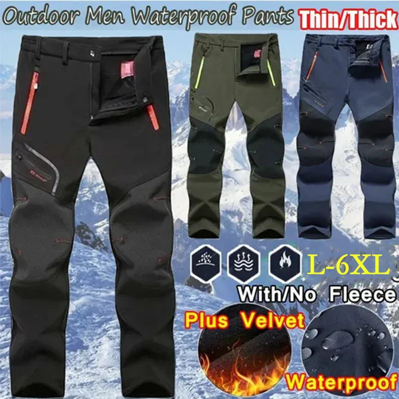 Pantalons outdoor pour homme softshell imperméables