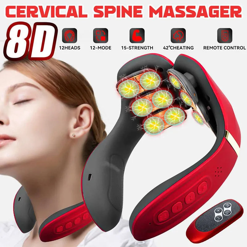 NeuroRelief – Massaggiatore elettrico per collo portatile