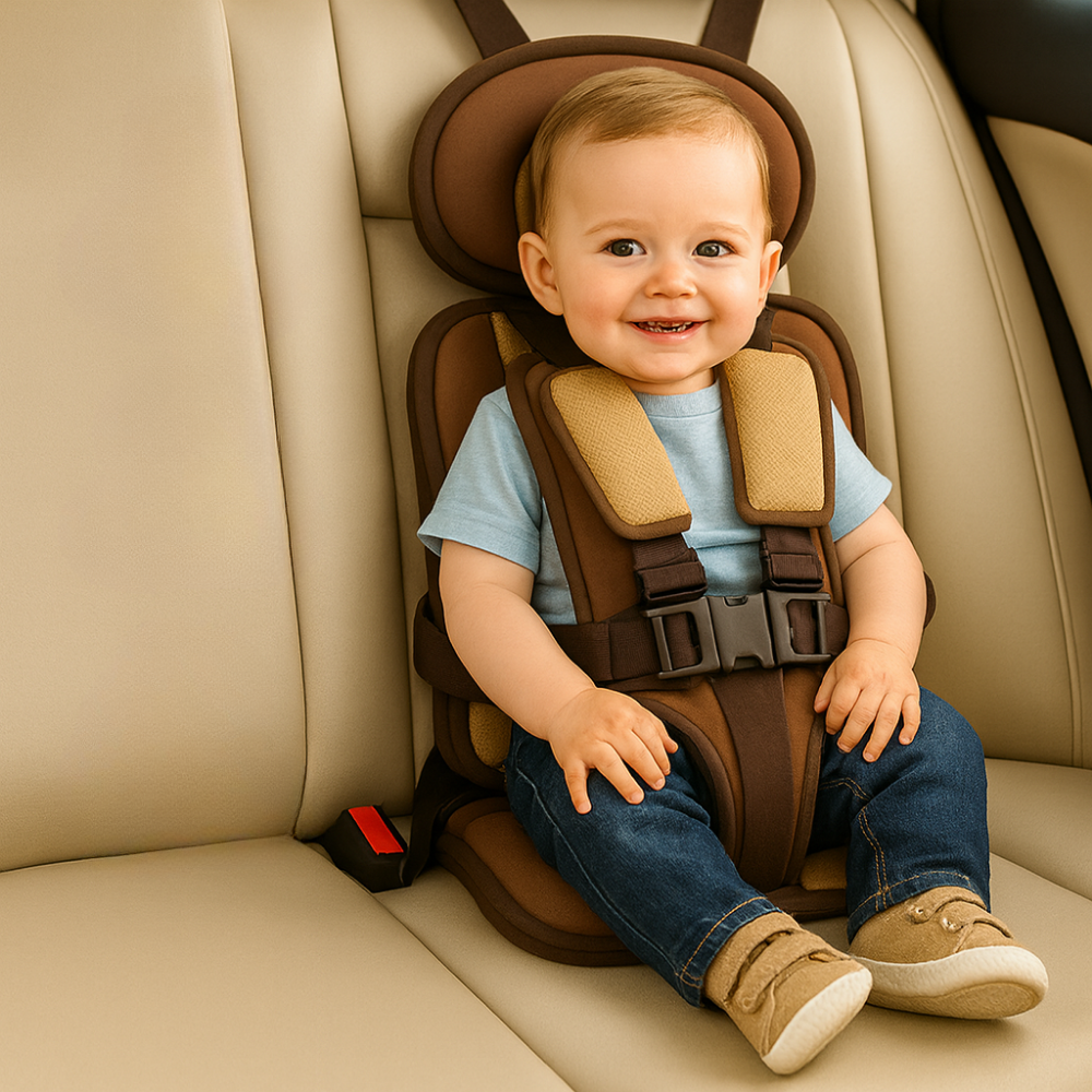 Siège rehausseur rembourré portable pour voiture