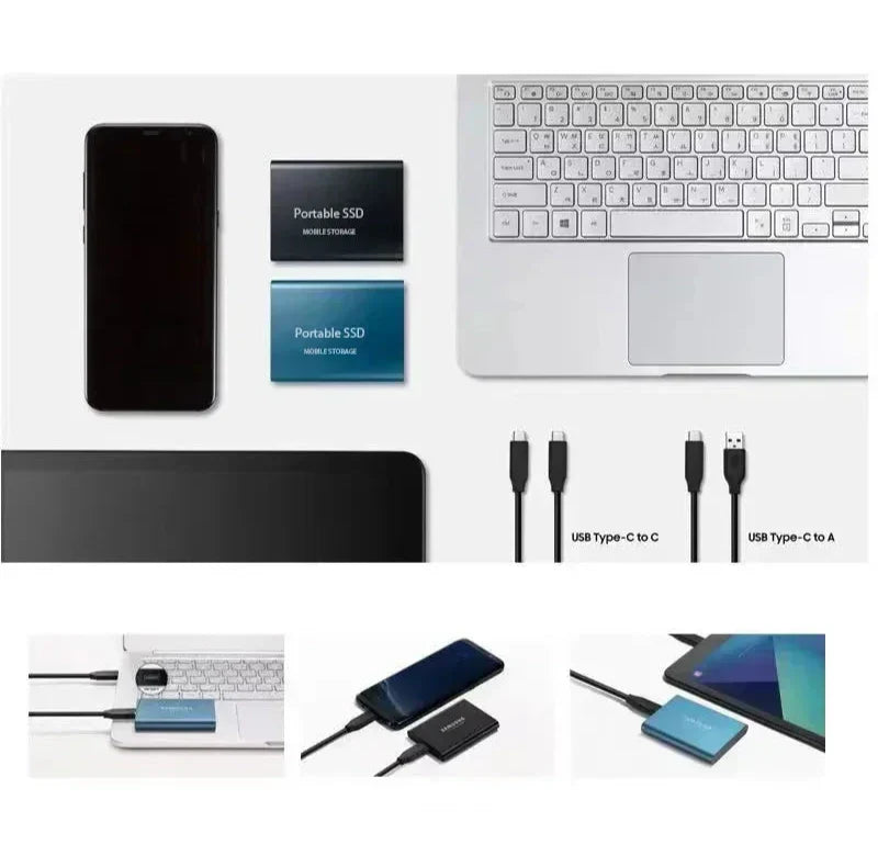 Disque SSD portable haute vitesse pour PC et ordinateur portable