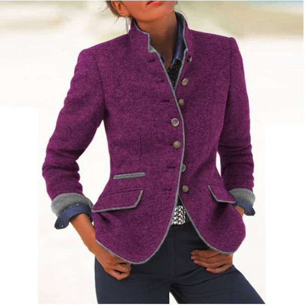 Valery - cardigan a collo alto