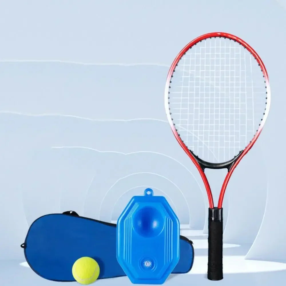 Set de tennis pour enfants avec entraîneur de rebond