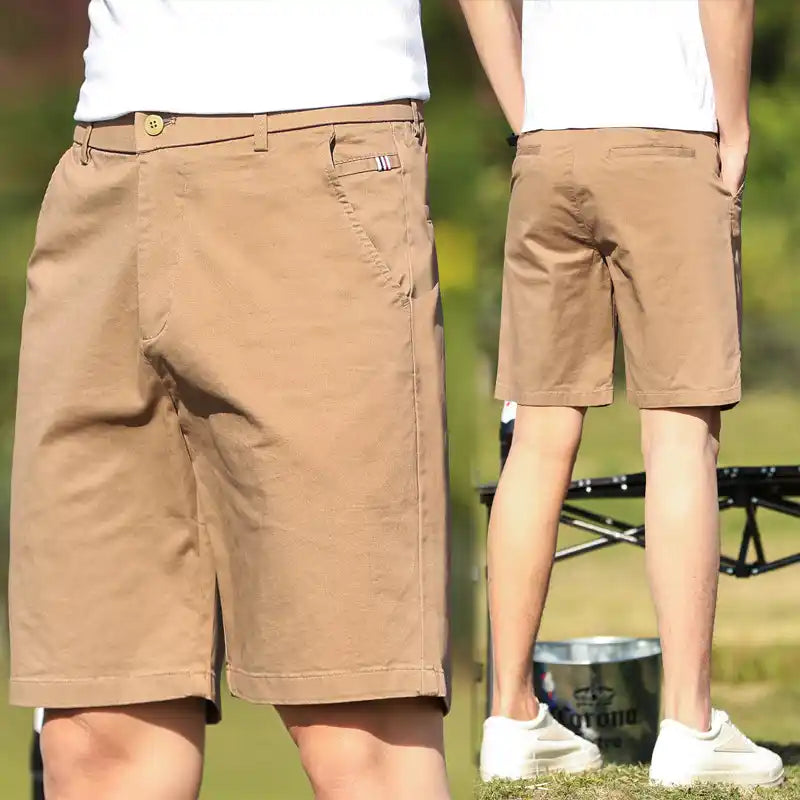 Shorts en coton élastique MorphoFit™