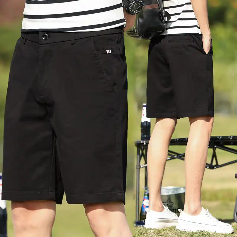 Shorts en coton élastique MorphoFit™