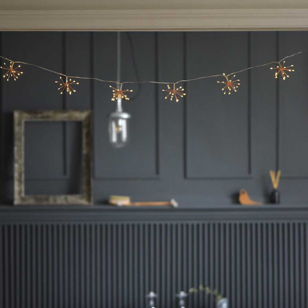 Starburra – Chaîne lumineuse décorative en cuivre