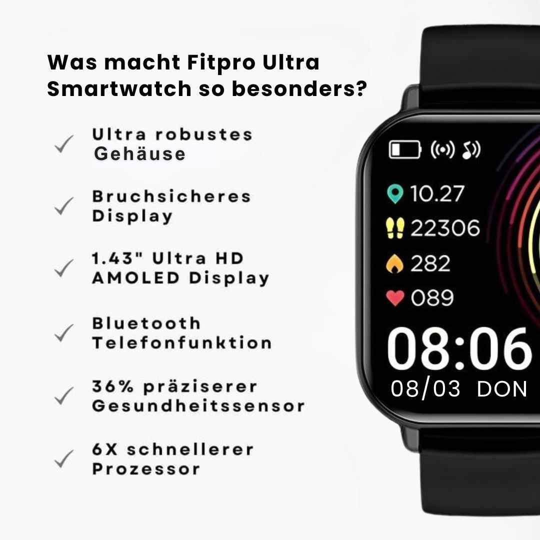 Fitpro Ultra – Montre connectée fitness (2025)