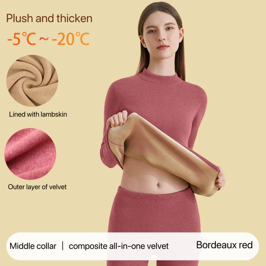 HeatLoom – Ensemble intime thermique pour femme sans coutures