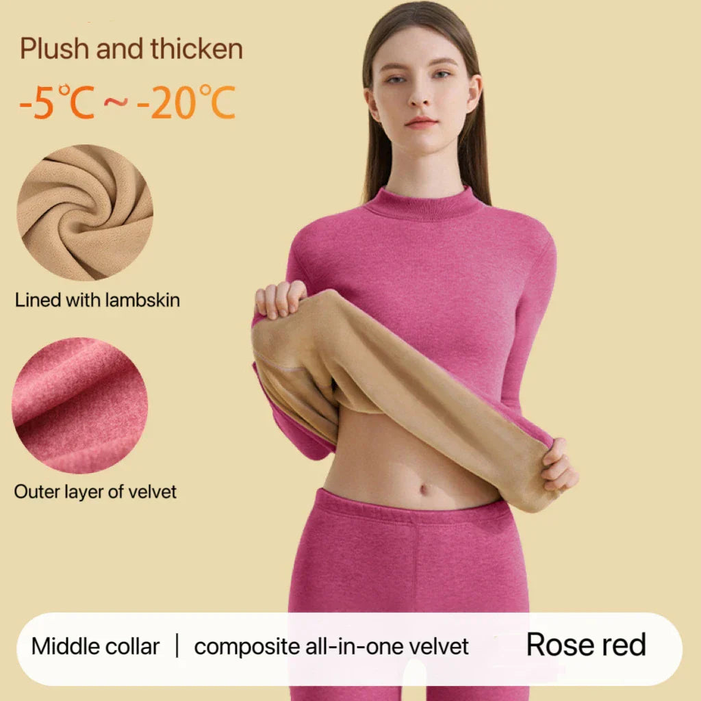 HeatLoom – Ensemble intime thermique pour femme sans coutures