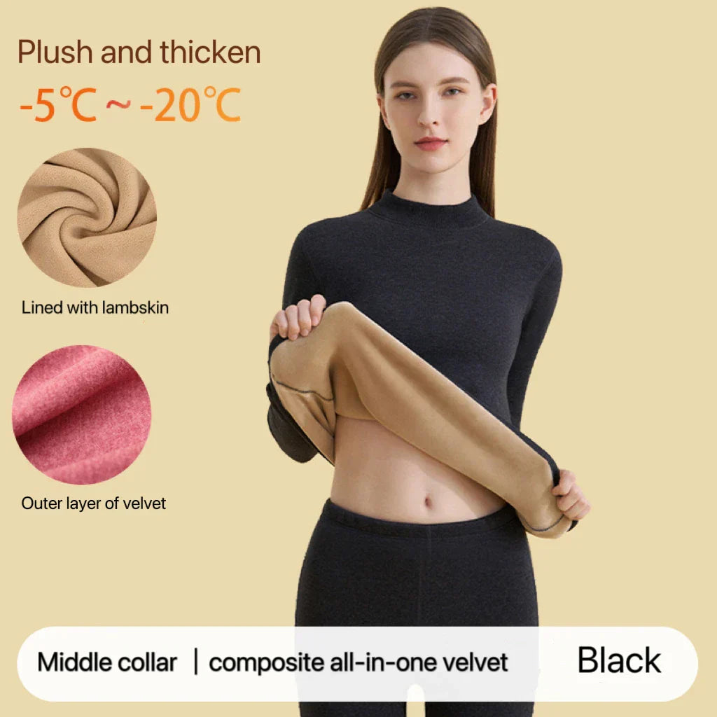 HeatLoom – Ensemble intime thermique pour femme sans coutures