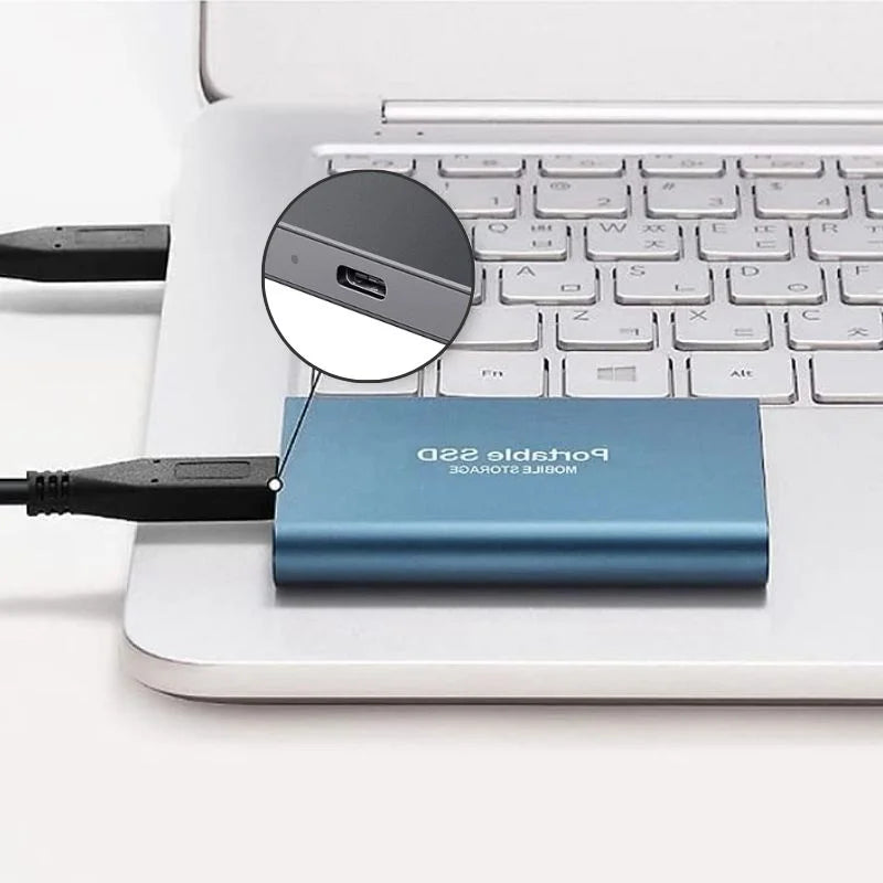 SSD externe portable en aluminium