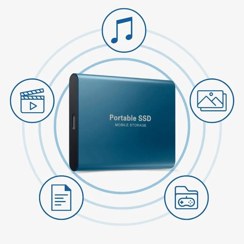 SSD externe portable en aluminium