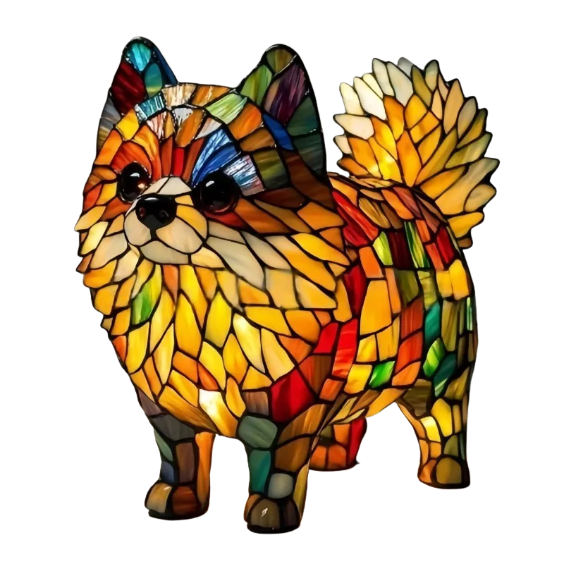 Lampe Pomerania Glow – Lampe LED décorative avec chien