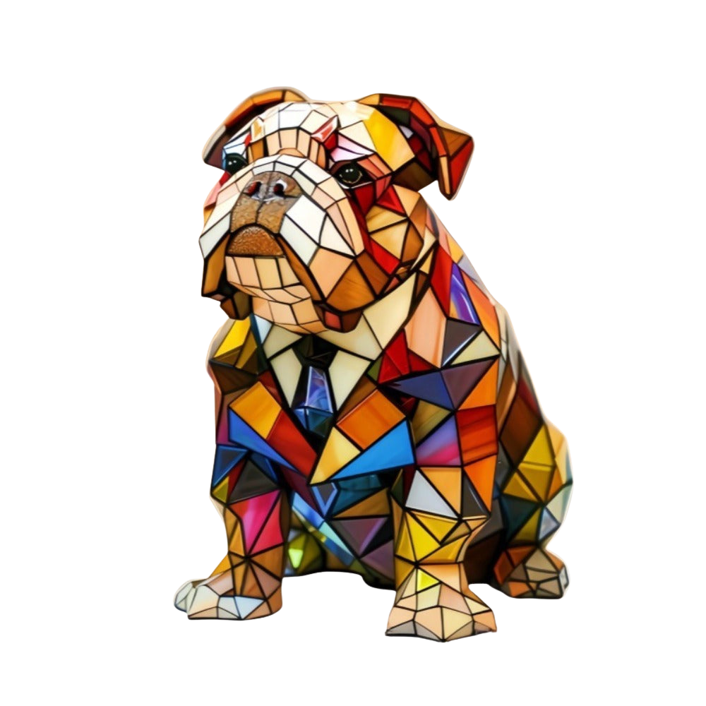 Lampe Bulldog Élégance – Lampe LED décorative avec chien