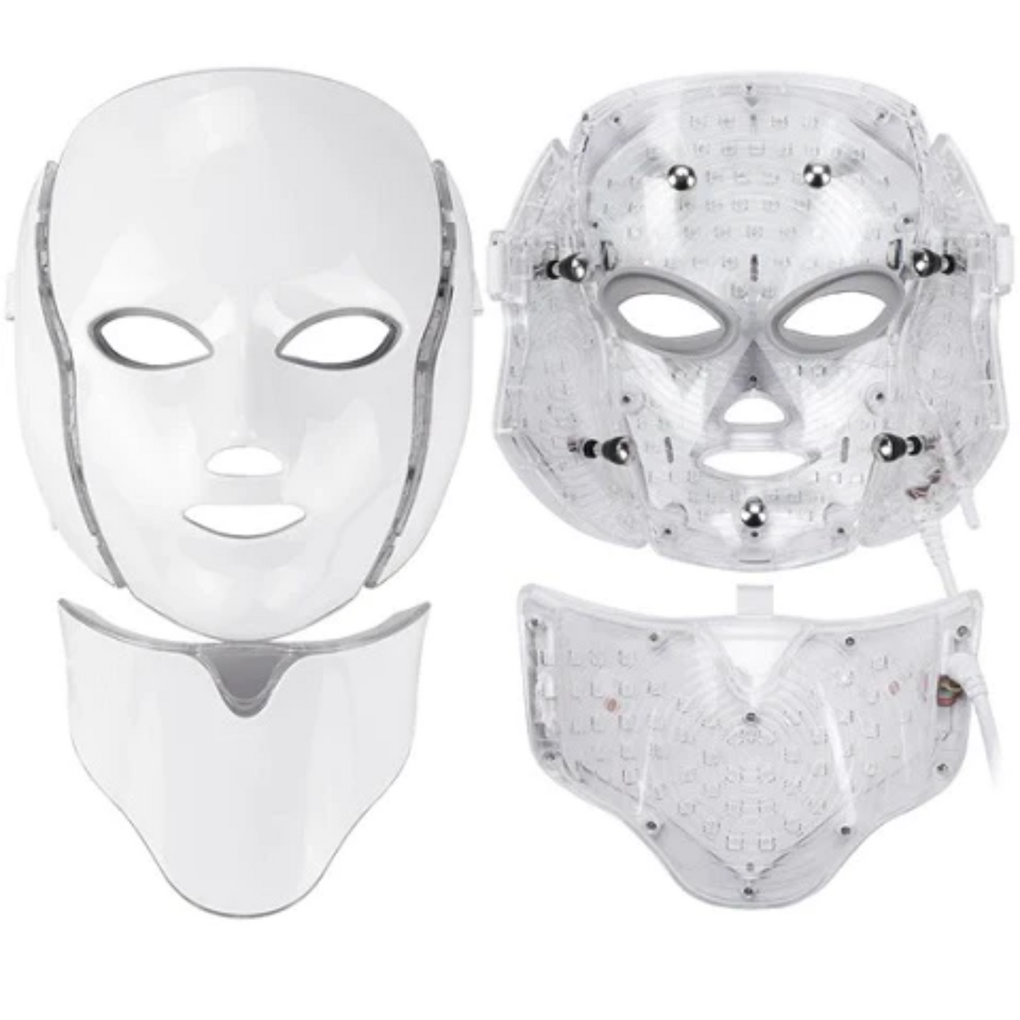 nordivo – Masque LED pour le visage avec plusieurs modes de lumière