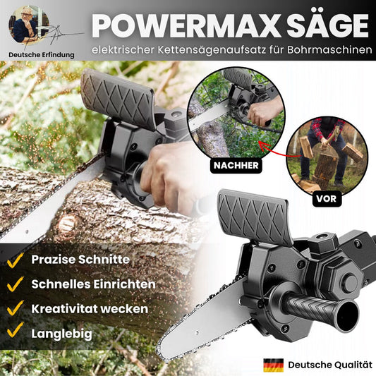 PowerMax Sega – Accessorio motosega elettrica per trapano