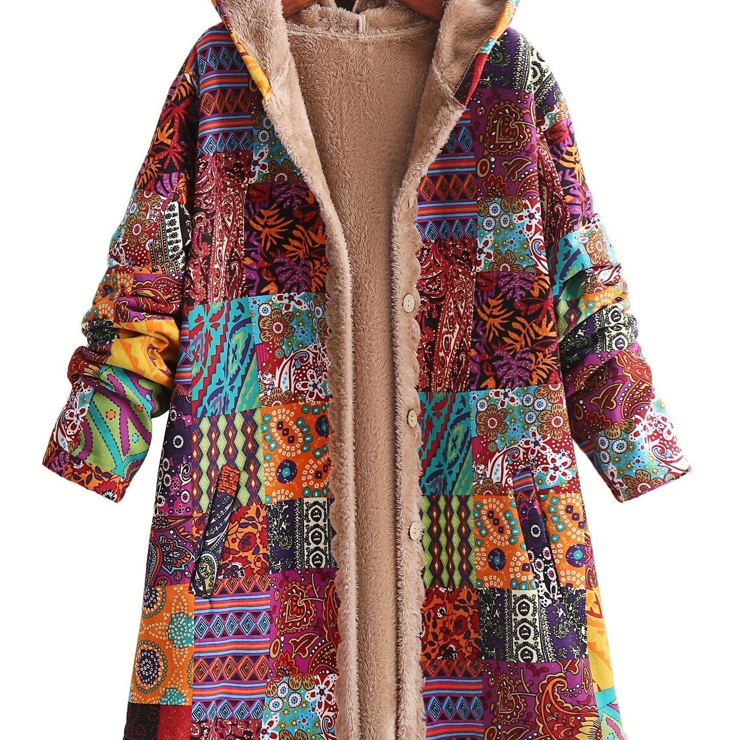 Lydia - cappotto patchwork boho