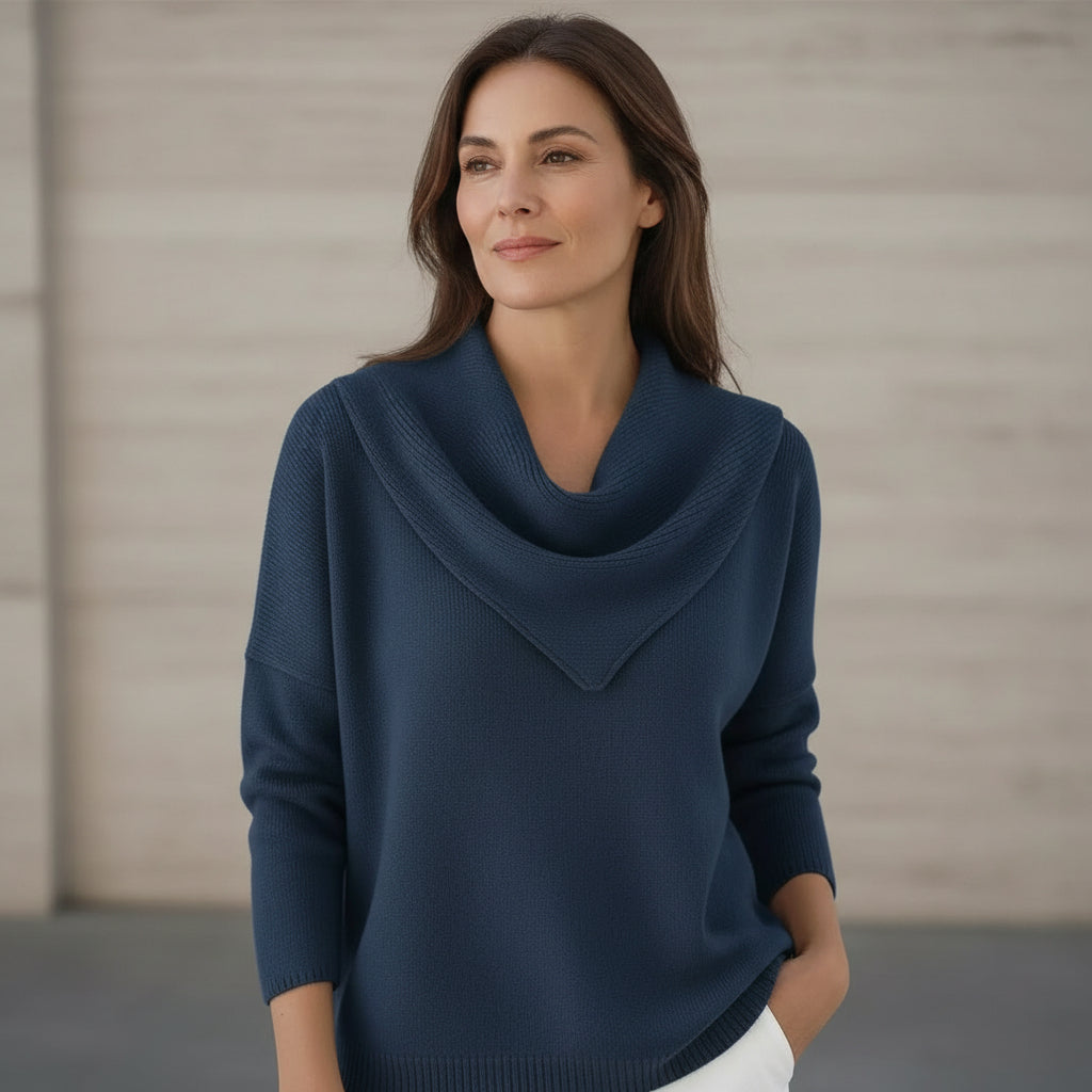 Liora | Pull Chaud avec Col Roulé Doux