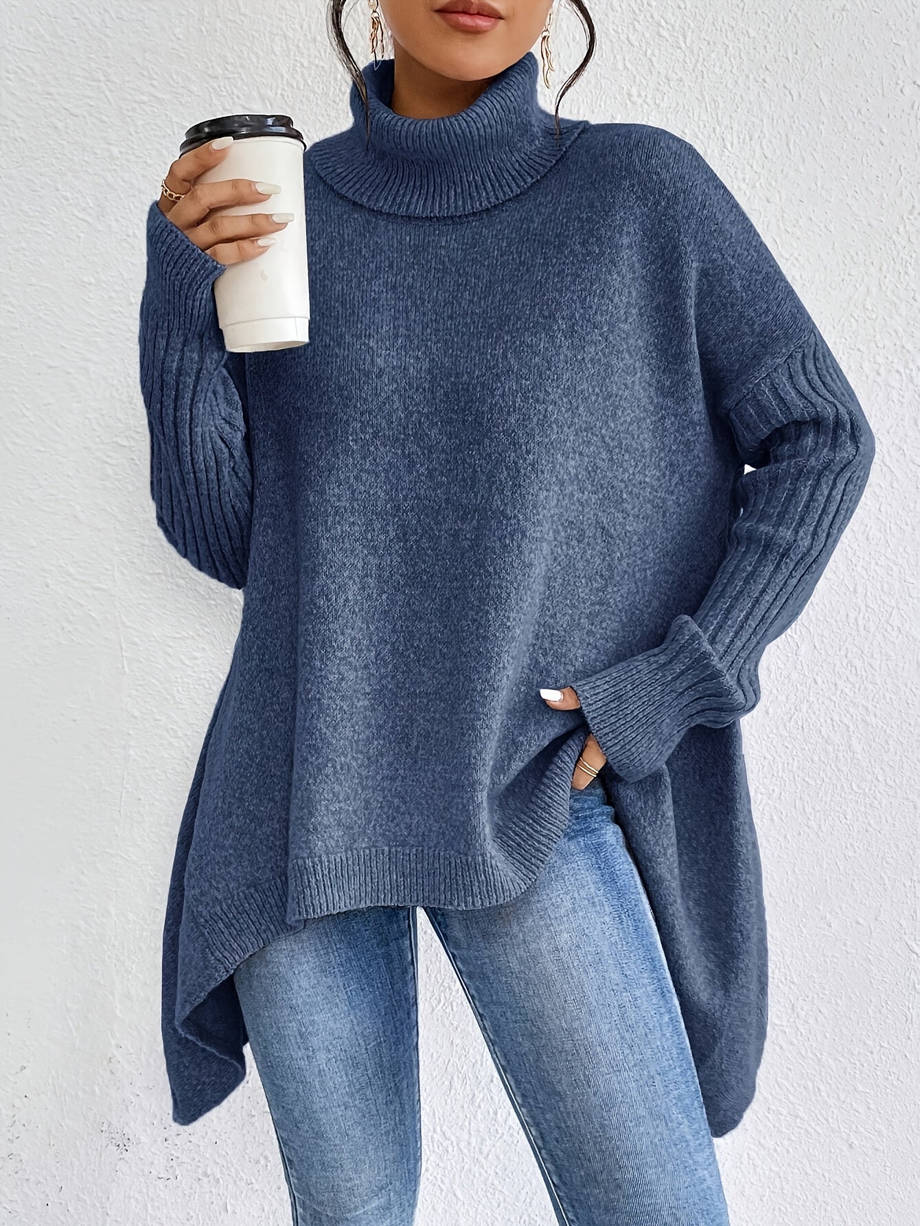 Odette - maglione dolcevita over