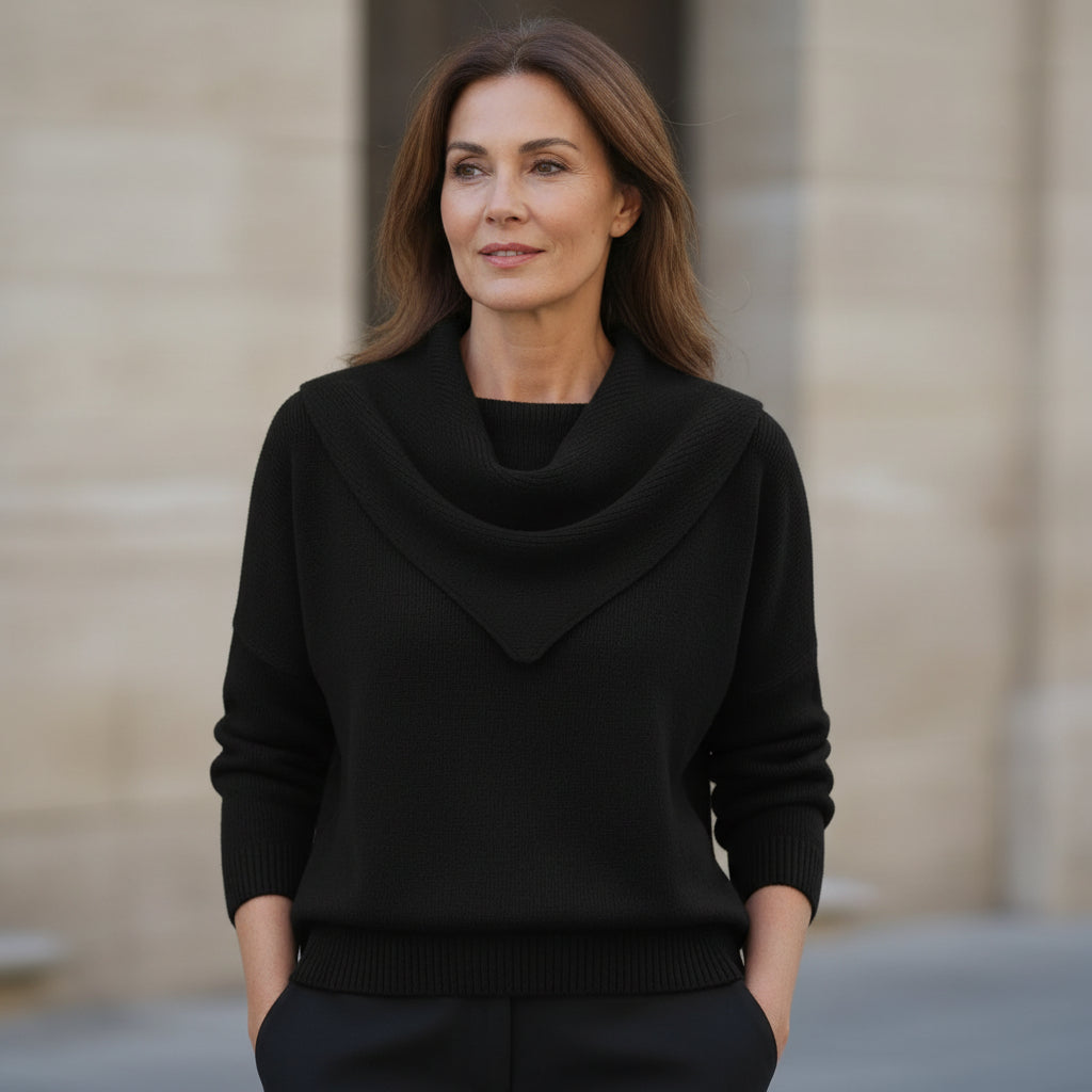 Liora | Pull Chaud avec Col Roulé Doux