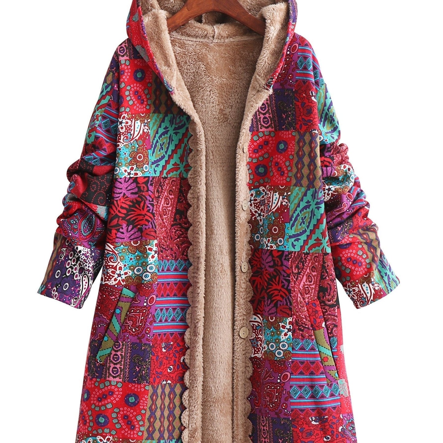Lydia - cappotto patchwork boho