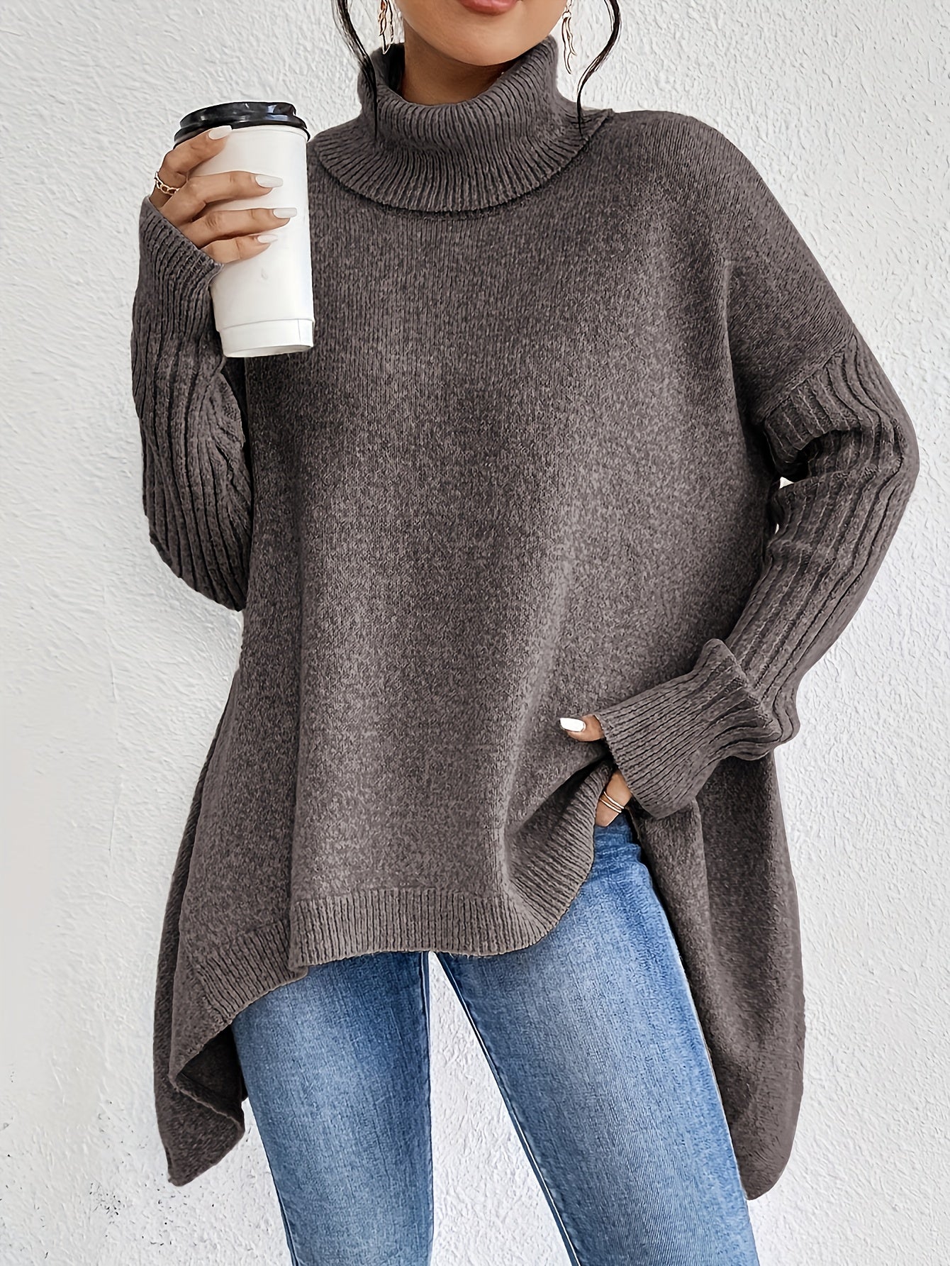 Odette - maglione dolcevita over