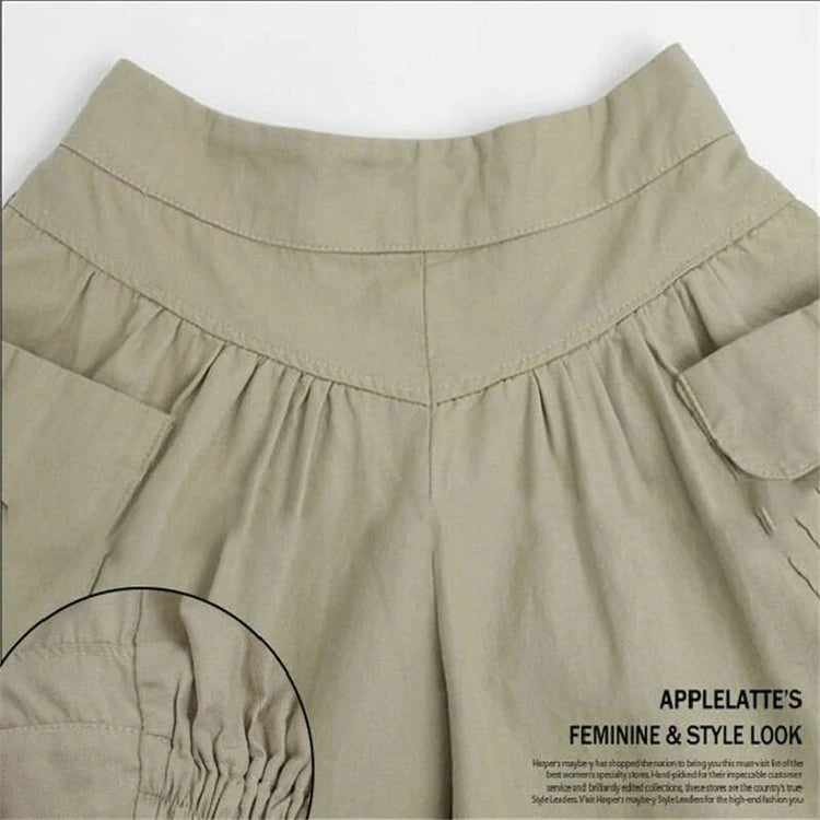 Shorts de plage décontractés pour femme avec taille élastique