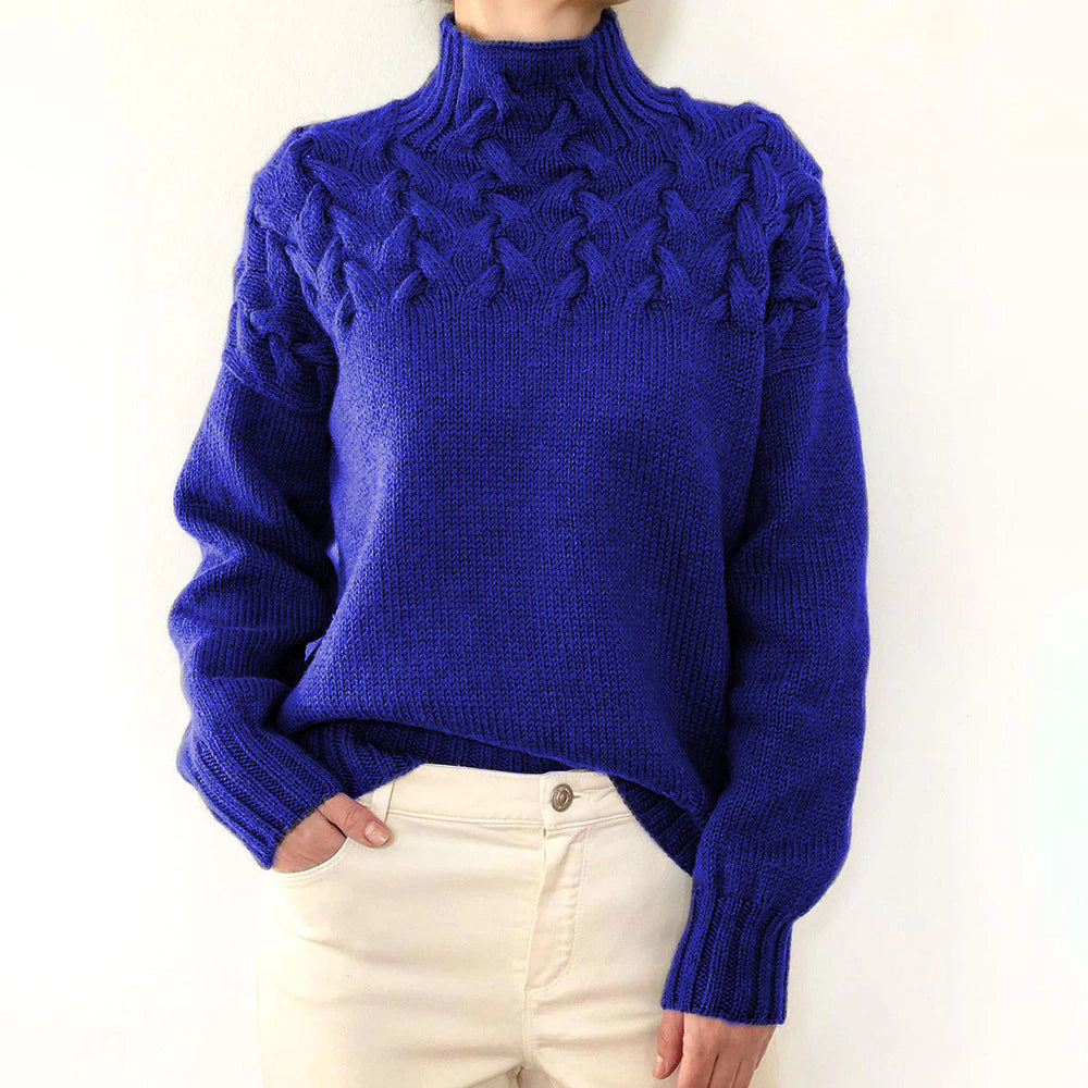 Loretta | Pull à Col Montant Doux et Enveloppant