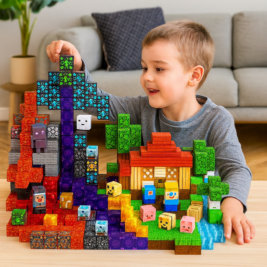 Set costruzioni magnetiche per bambini