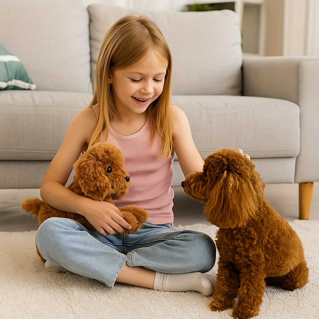 Peluche chien doux