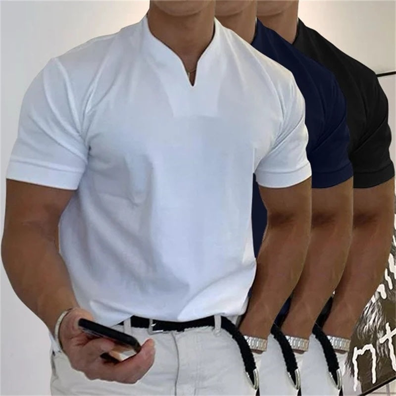 T-shirt business homme à manches courtes pour le fitness