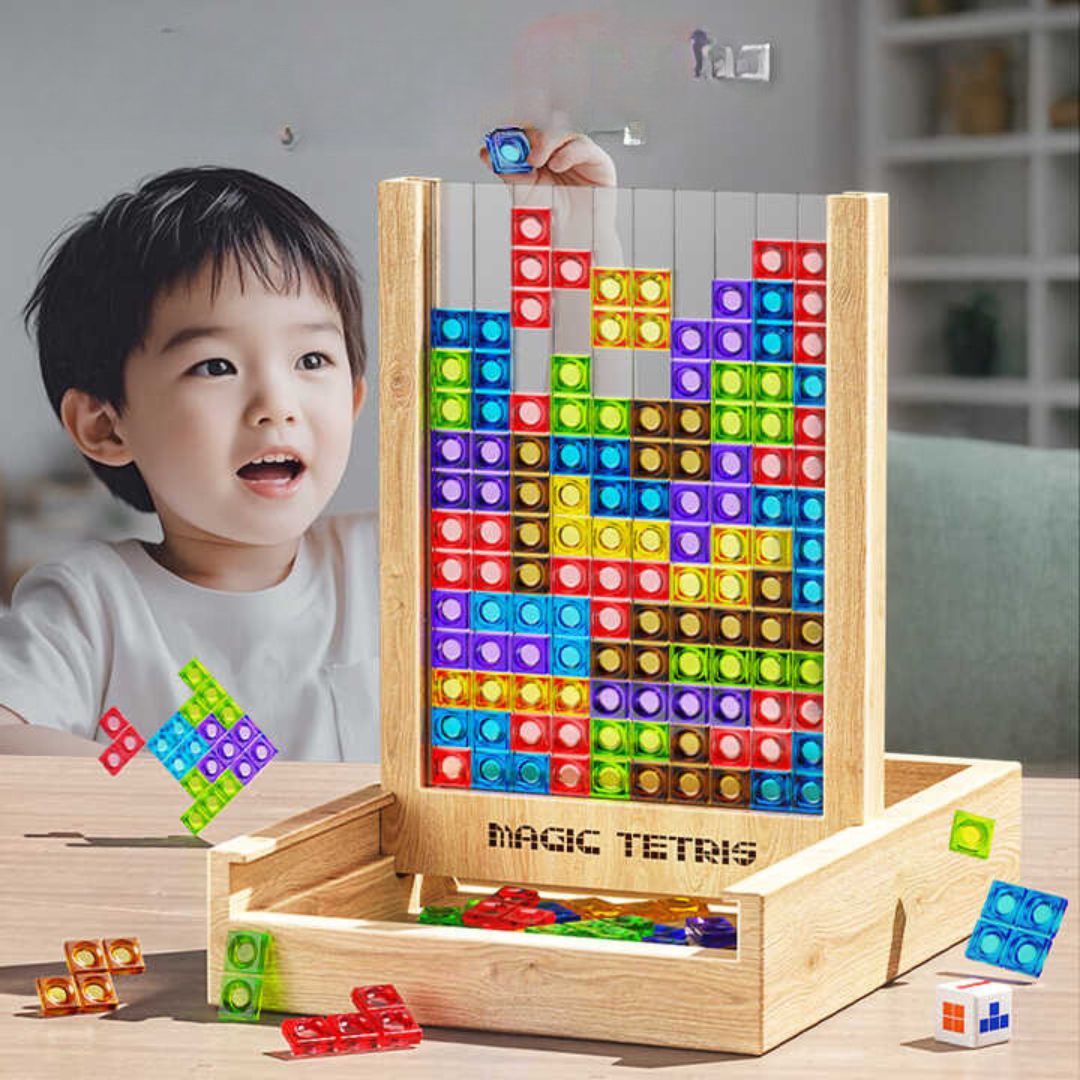 Jeu Tetris en bois éducatif (Modelloo standard)