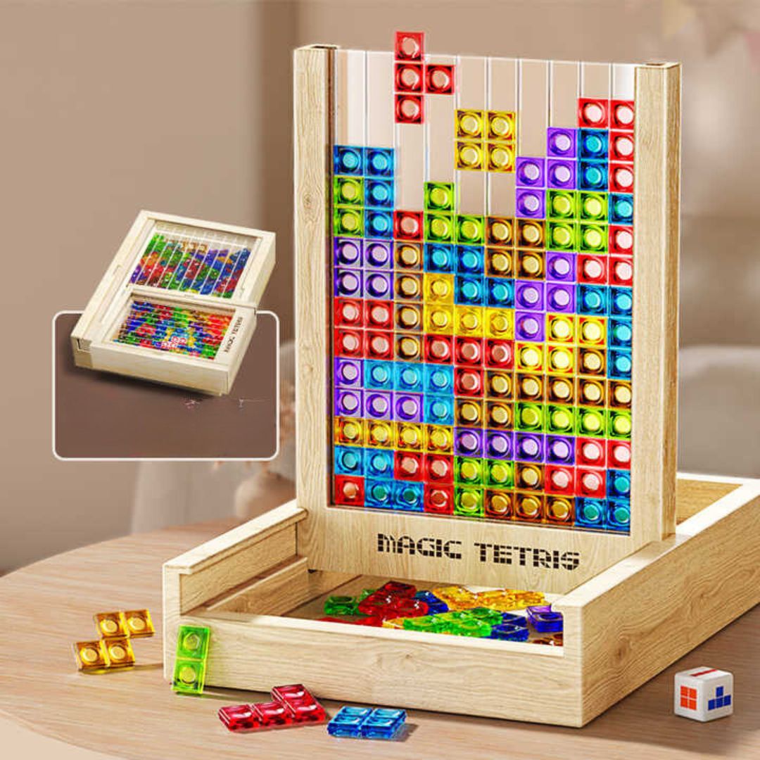 Jeu Tetris en bois éducatif (Modelloo standard)