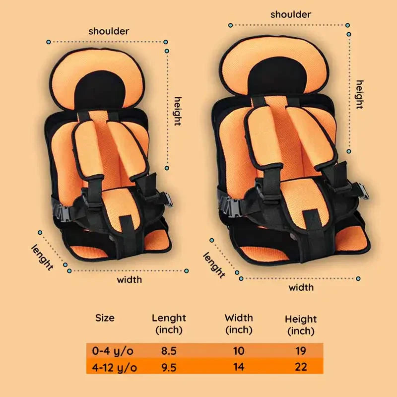 Seggiolino auto portatile per bambini compatto