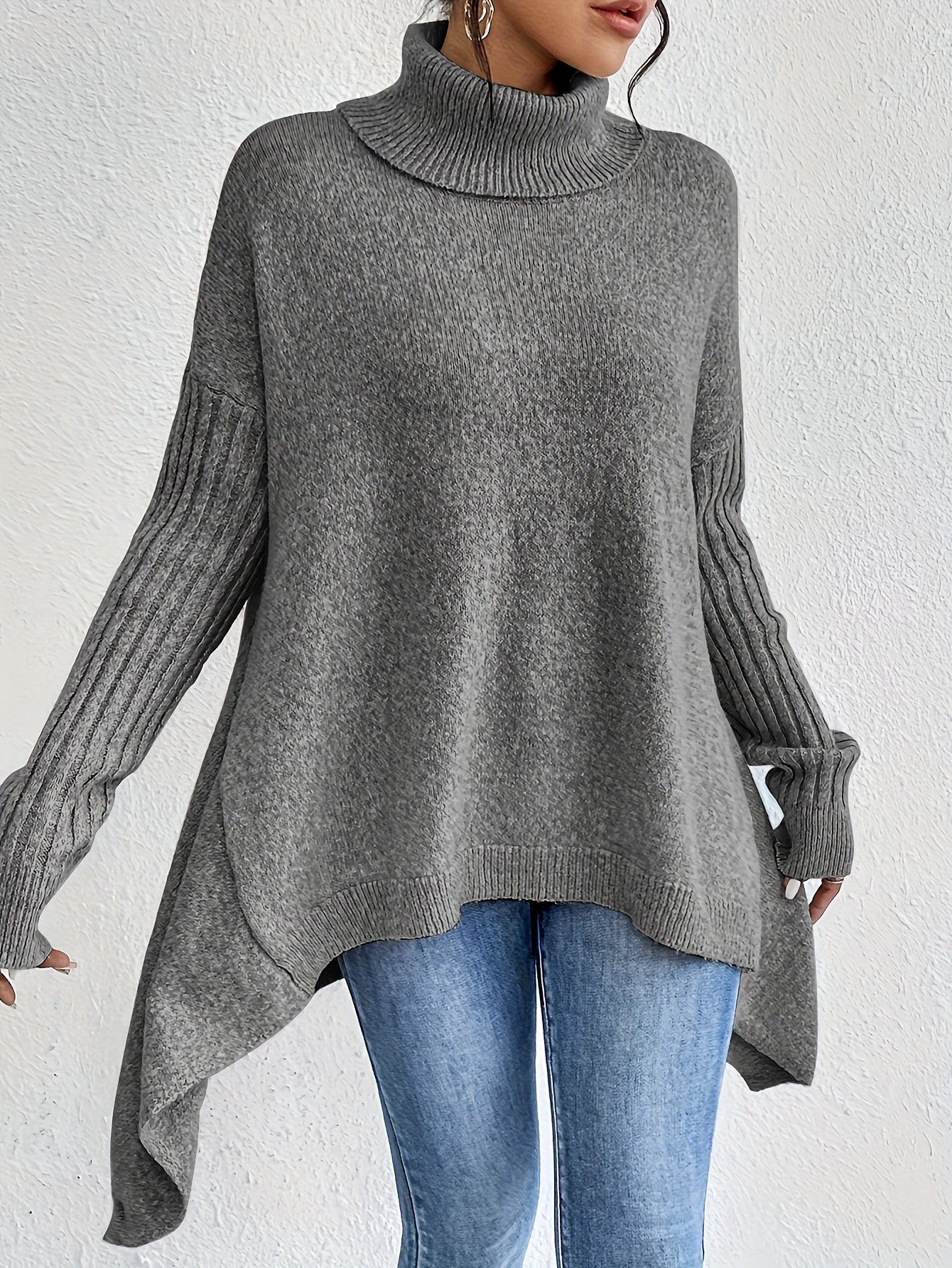 Odette - maglione dolcevita over