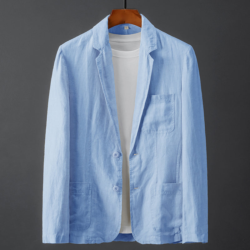 Blazer minimaliste en lin