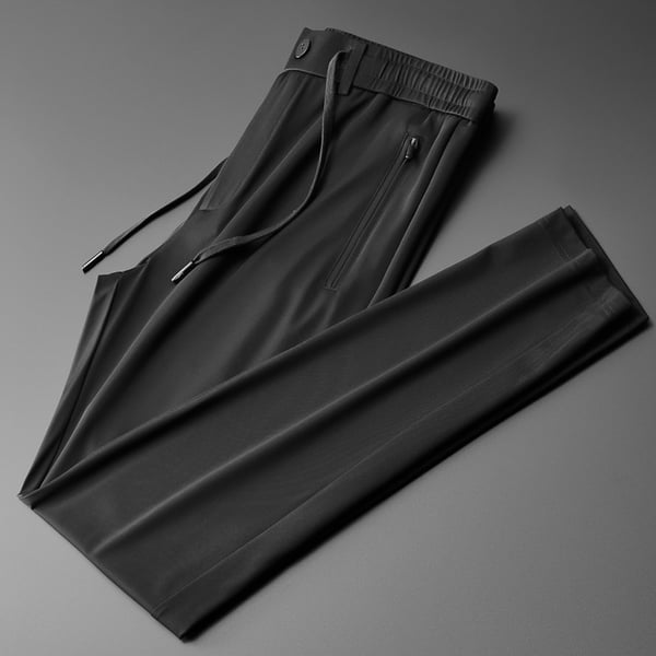 Pantalon droit décontracté homme anti-rides