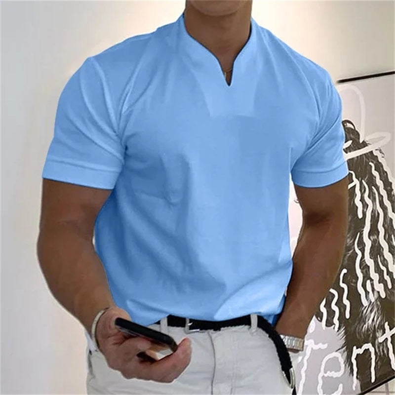 T-shirt business homme à manches courtes pour le fitness