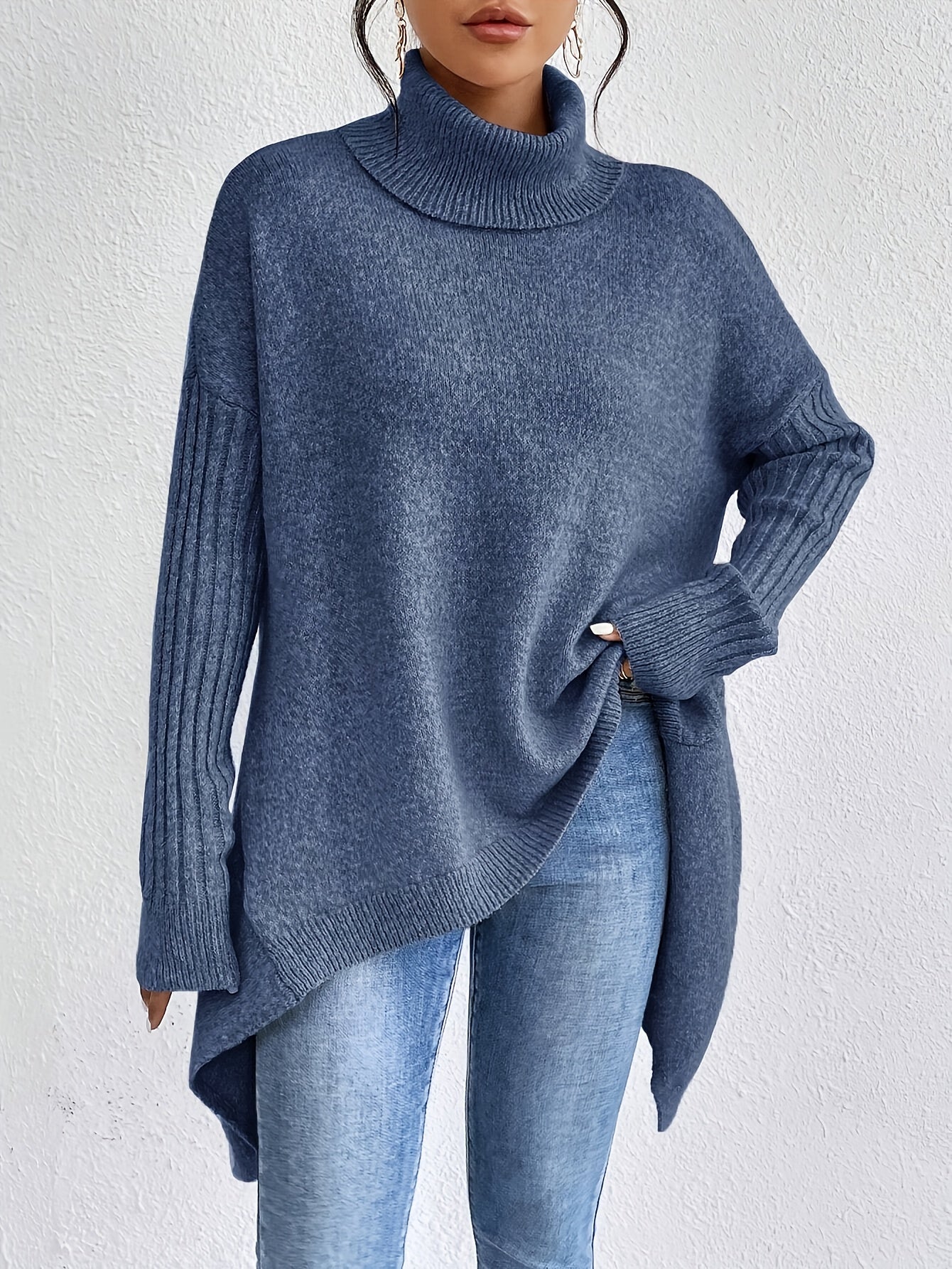 Odette - maglione dolcevita over