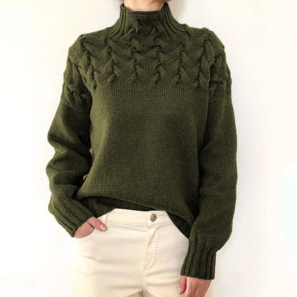 Loretta | Pull à Col Montant Doux et Enveloppant