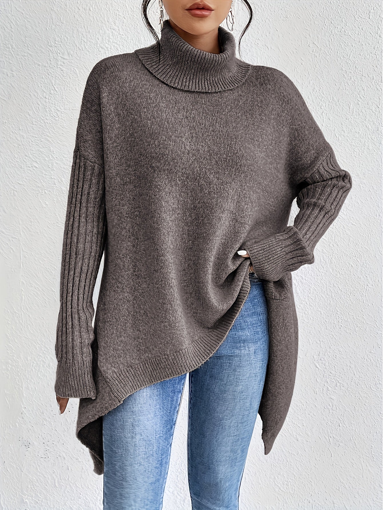 Odette - maglione dolcevita over