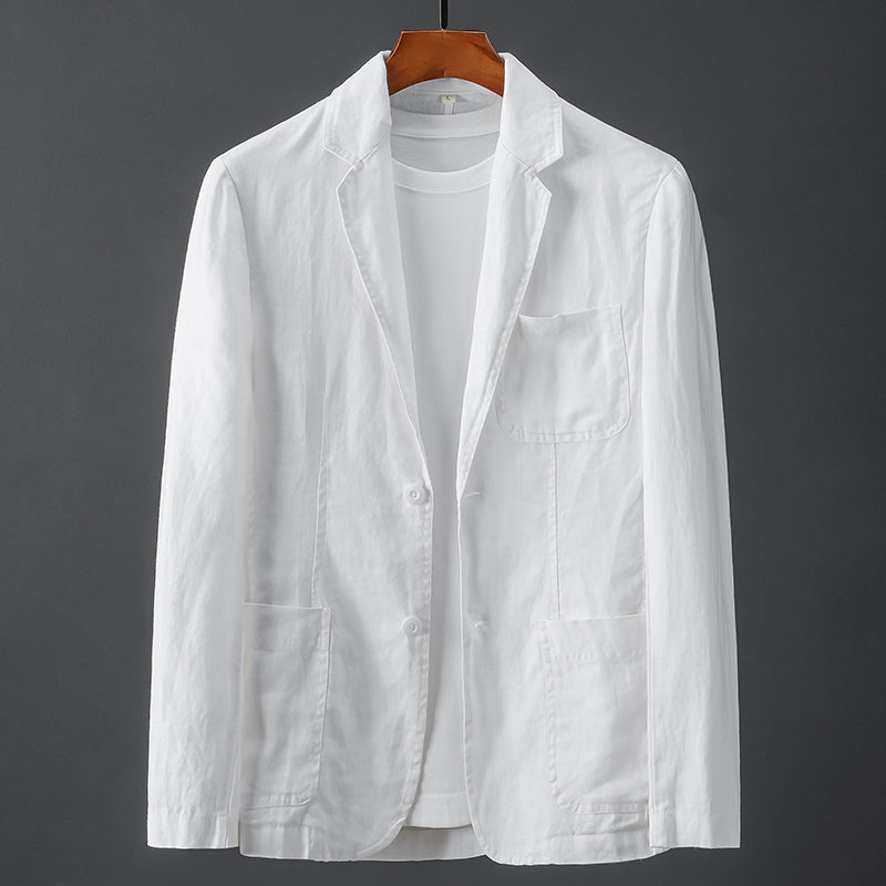 Blazer minimaliste en lin