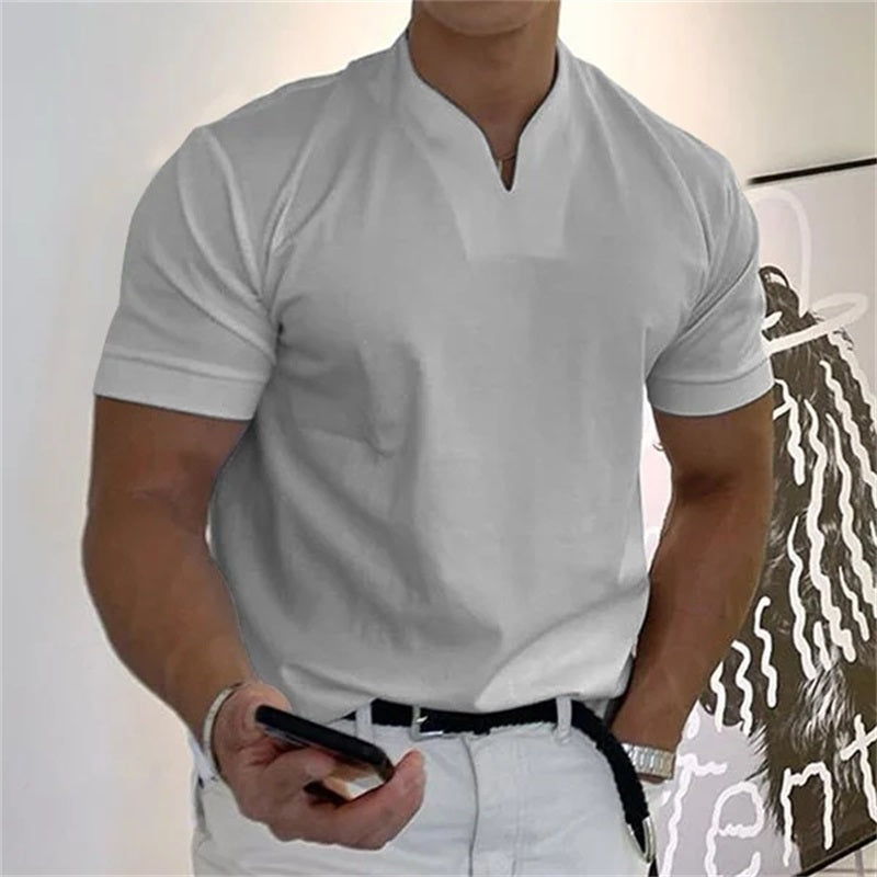 T-shirt business homme à manches courtes pour le fitness