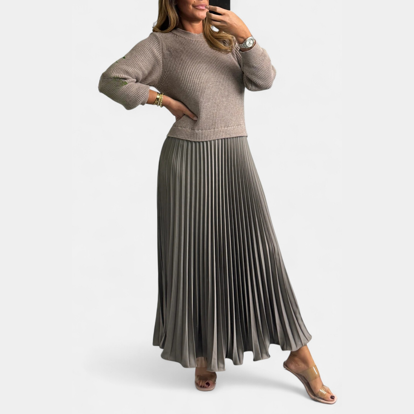 Nicole - robe longue élégante